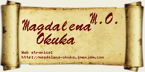 Magdalena Okuka vizit kartica